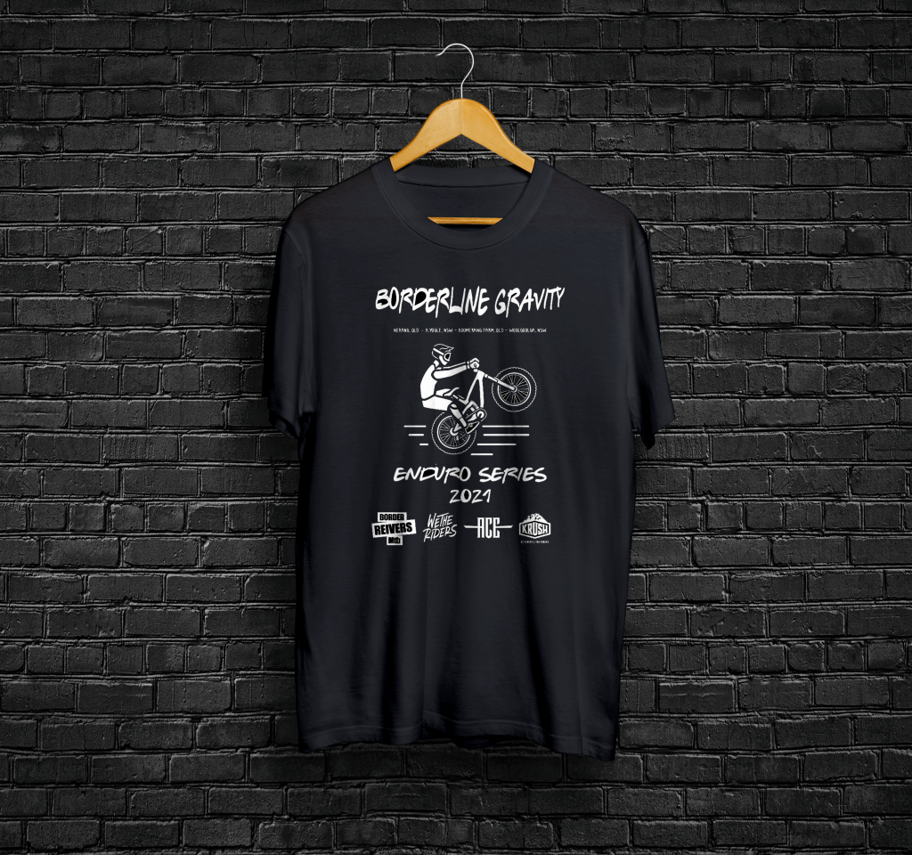 black t-shirt with white text |custom design services on printing |wle designs